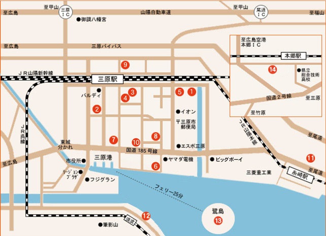 地図からお宿を探す